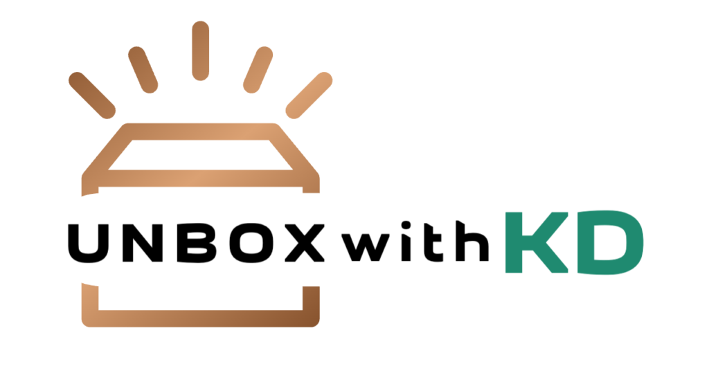unbox with kd logo