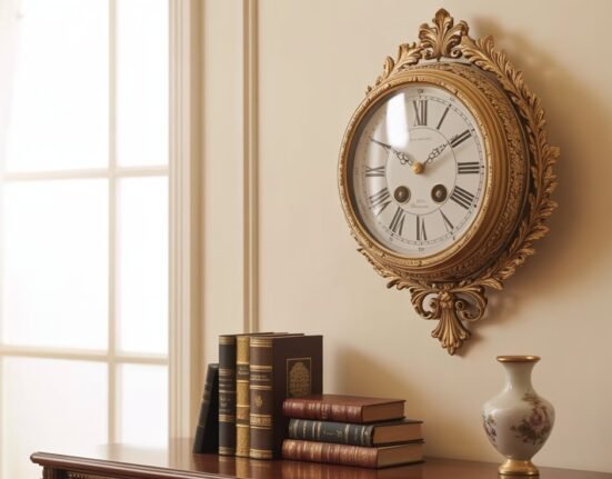 Best Luxury Fancy Wall Clocks for Living Room Under 2000 in India